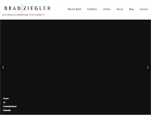 Tablet Screenshot of bradziegler.com